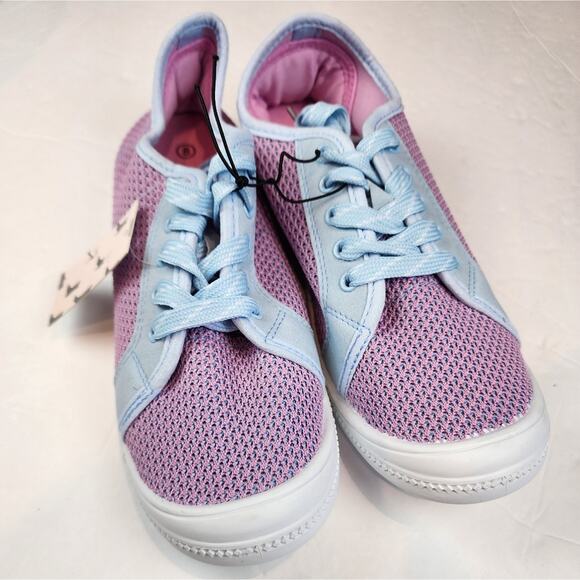 New Sand Shoes Beach Breathable Purple Lace up Water Sneakers Women's Size 8 NWT - Picture 2 of 7
